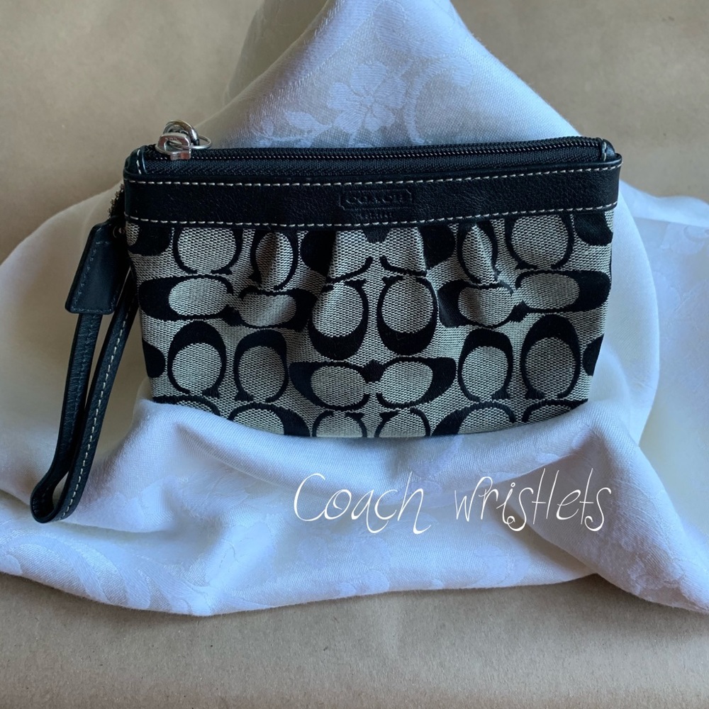 Authentic coach wristlets